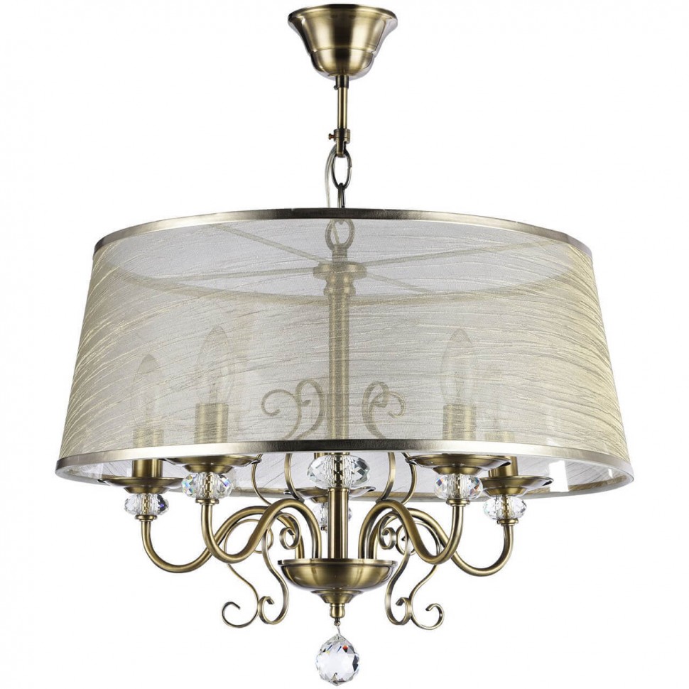 Подвесная люстра Freya Driana FR2405-PL-05C-BZ фото 1 &mdash; svetrussia.ru