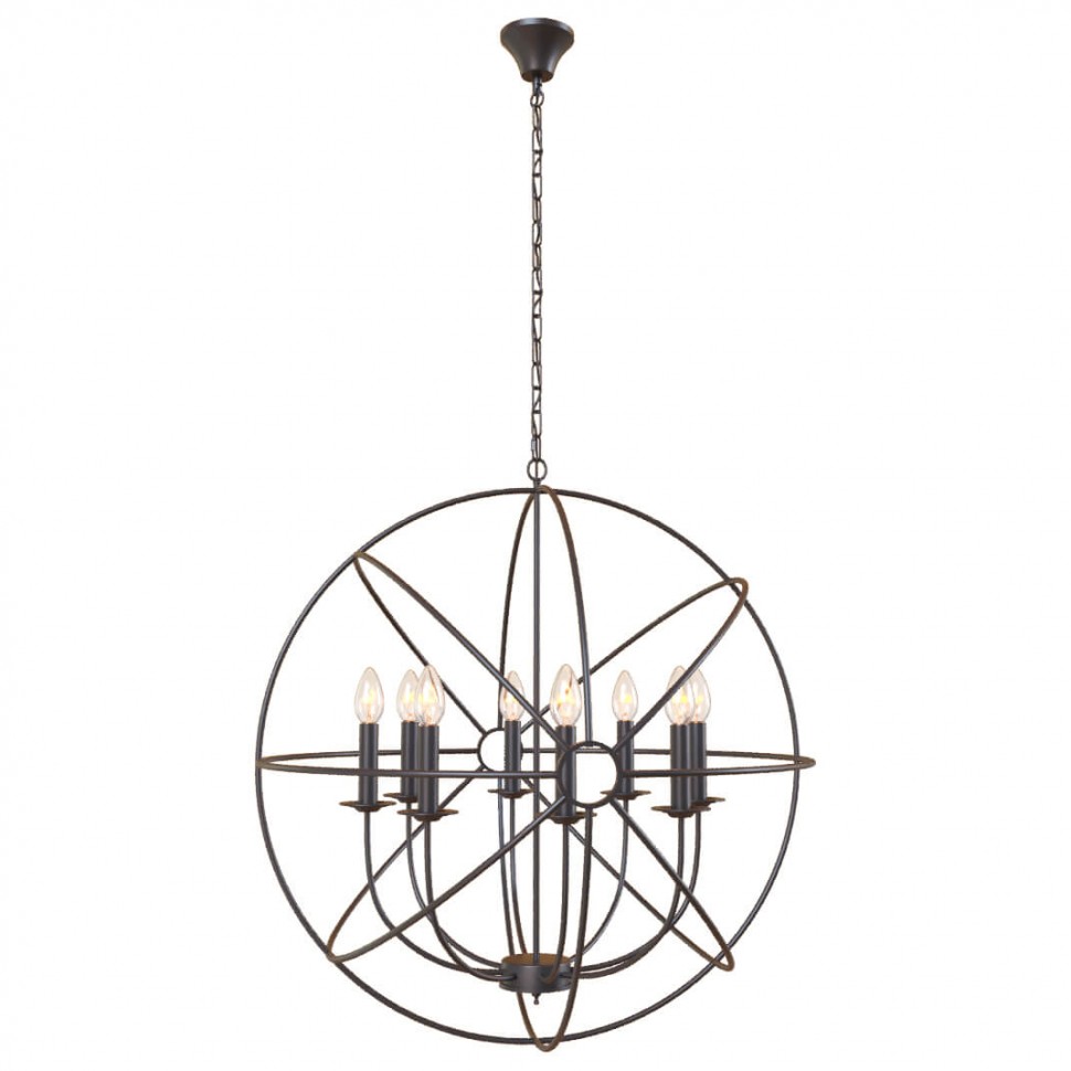 Подвесная люстра Loft IT Foucaults Orb Loft1192-8 фото 1 &mdash; svetrussia.ru