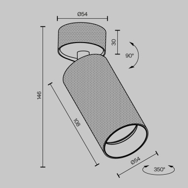 Спот Maytoni Technical Artisan C082CL-01-GU10-B &mdash; svetrussia.ru