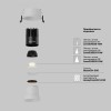 Встраиваемый светильник Maytoni Technical Dip DL116-10W-2.7K-W фото 3 &mdash; svetrussia.ru