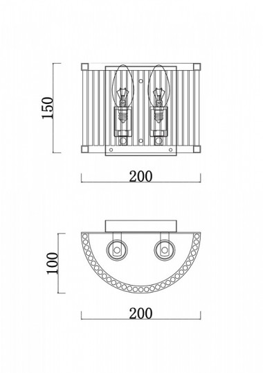 Настенный светильник Freya Savoy FR5053WL-02BS &mdash; svetrussia.ru