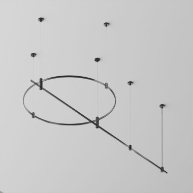 Основание на тросовых подвесах Hang для трековых светильников Maytoni Technical Flarity TFC-Flar-H05-B &mdash; svetrussia.ru