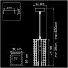 Подвесной светильник Lightstar Cristallo 795424 фото 2 &mdash; svetrussia.ru