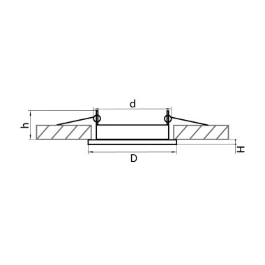 Встраиваемый светильник Lightstar Tensio 212117 &mdash; svetrussia.ru
