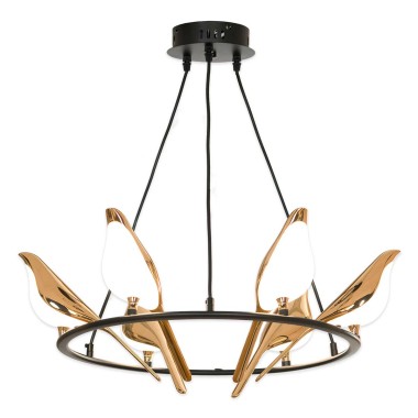 Подвесная люстра Lussole LOFT Jasper LSP-8641 &mdash; svetrussia.ru