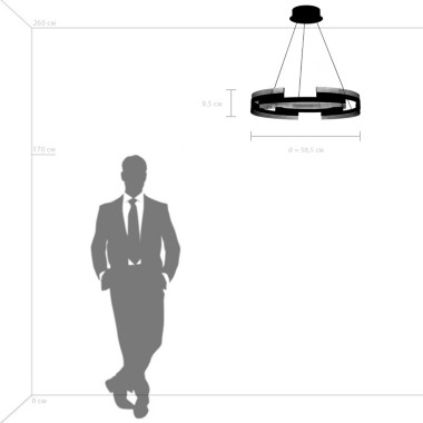Подвесная светодиодная люстра Lightstar Rotonda 736323 &mdash; svetrussia.ru