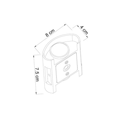 Уличный настенный светодиодный светильник Arte Lamp Bosto A3122AL-2WH &mdash; svetrussia.ru