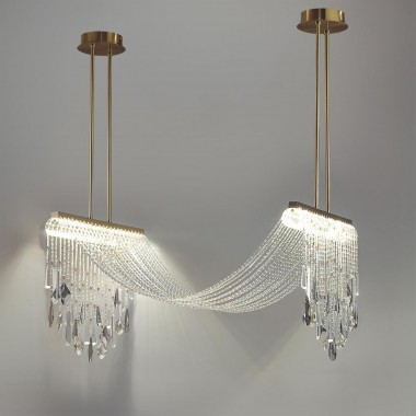 Подвесной светодиодный светильник Odeon Light Exclusive Hall Afina 5420/48L &mdash; svetrussia.ru