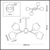 Потолочная люстра Lumion Comfi Odell 5649/4C фото 2 &mdash; svetrussia.ru