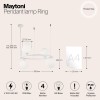 Подвесная люстра Maytoni Ring MOD013PL-04W фото 2 &mdash; svetrussia.ru