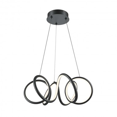 Подвесной светодиодный светильник Maytoni Curve MOD241PL-L60BK &mdash; svetrussia.ru