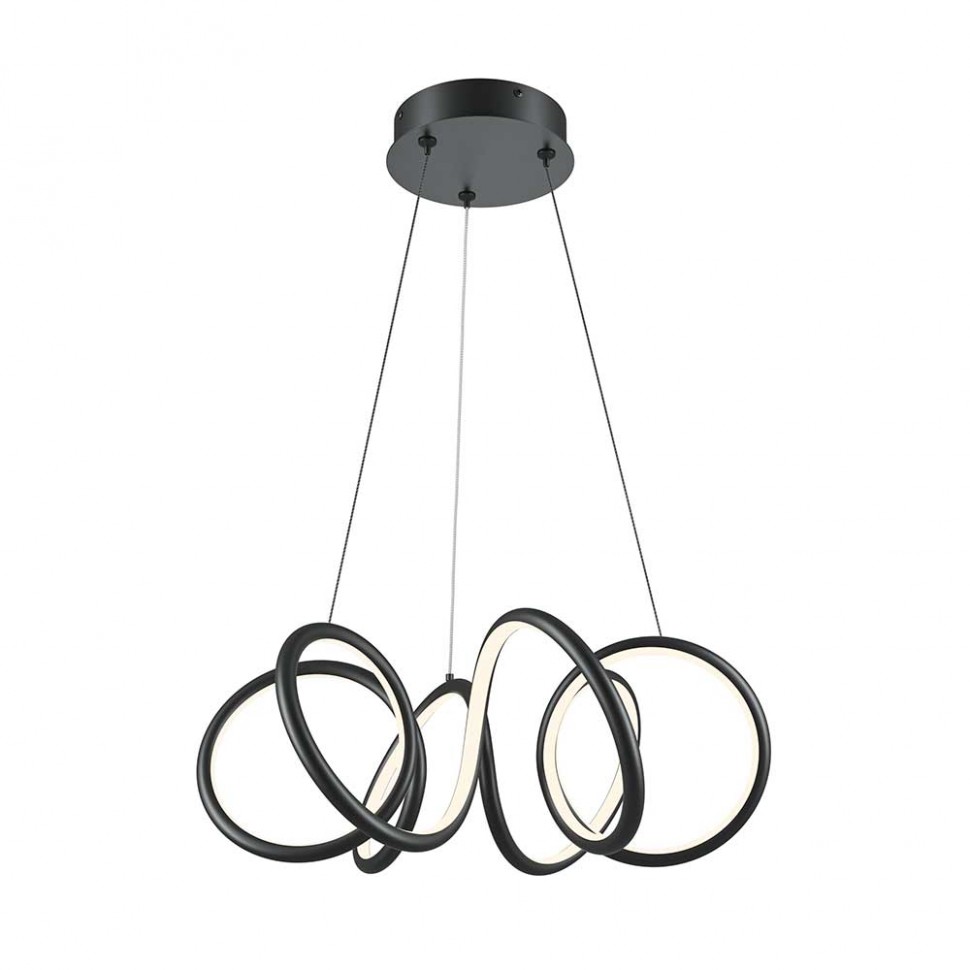 Подвесной светодиодный светильник Maytoni Curve MOD241PL-L60BK фото 1 &mdash; svetrussia.ru