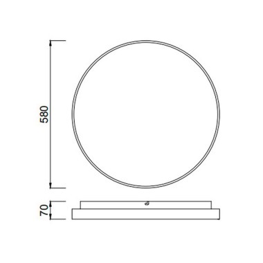 Потолочный светодиодный светильник Mantra Reflex 5342 &mdash; svetrussia.ru