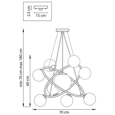 Подвесная люстра Lightstar Croco 815390 &mdash; svetrussia.ru