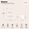 Подвесная люстра Maytoni Ring MOD013PL-06W фото 2 &mdash; svetrussia.ru