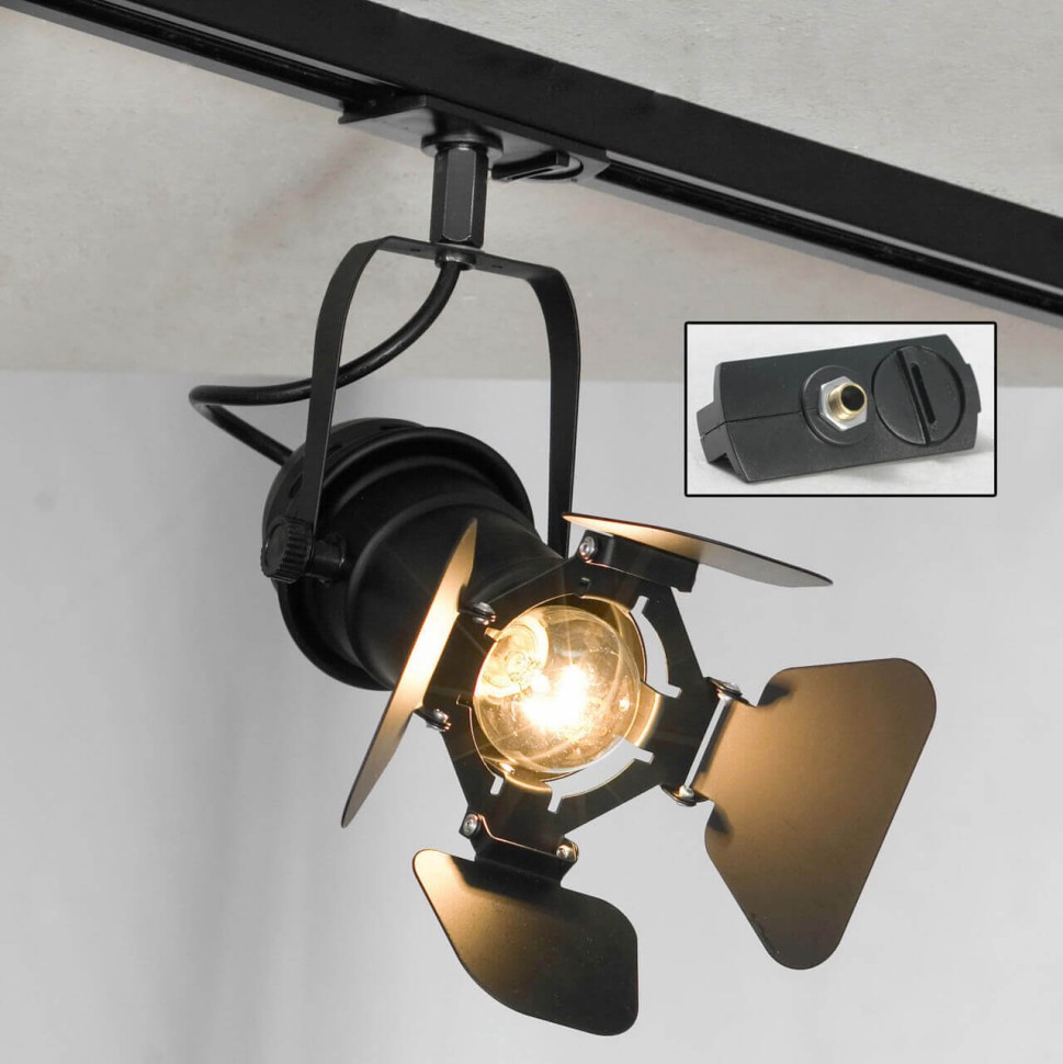 Трековый светильник однофазный Lussole LOFT Track Lights LSP-9838-TAB фото 1 &mdash; svetrussia.ru