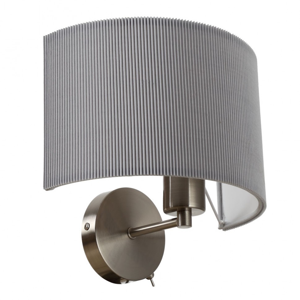 Бра Arte Lamp Mallorca A1021AP-1SS фото 1 &mdash; svetrussia.ru