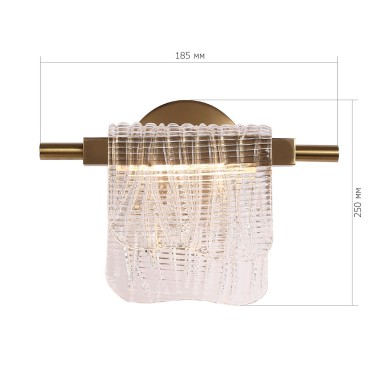 Настенный светодиодный светильник ST Luce Voile SL6021.201.06 &mdash; svetrussia.ru