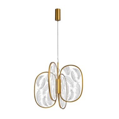 Подвесной светодиодный светильник Odeon Light Exclusive L-Vision Piuma 6664/53L &mdash; svetrussia.ru