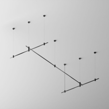 Основание на тросовых подвесах Hang для трековых светильников Maytoni Technical Flarity TFC-Flar-H07-B &mdash; svetrussia.ru