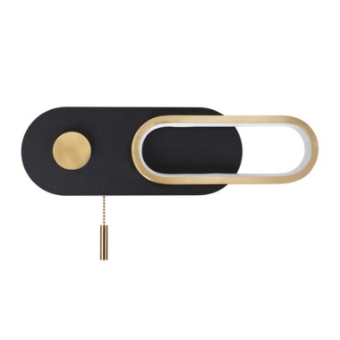 Настенный светодиодный светильник Arte Lamp Lucas A2602AP-10BK &mdash; svetrussia.ru