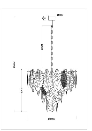 Подвесная люстра Arte Lamp Felicita A4080LM-12GO &mdash; svetrussia.ru