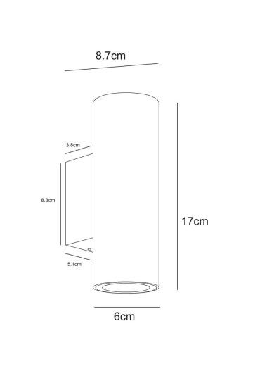 Уличный настенный светодиодный светильник Arte Lamp Torcular A1807AL-2BK &mdash; svetrussia.ru