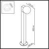 Грунтовый светильник Odeon Light NATURE 7124/1G фото 2 &mdash; svetrussia.ru