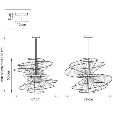 Подвесная люстра Lightstar Zeta 728183 &mdash; svetrussia.ru