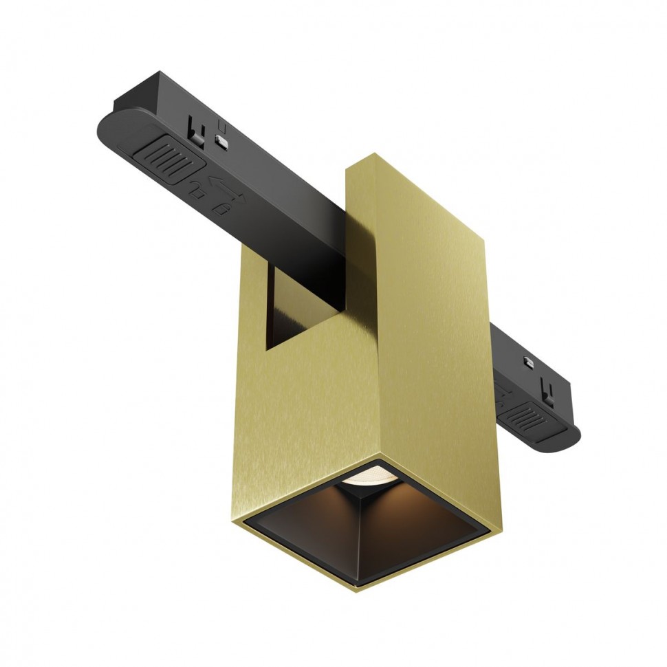 Трековый светодиодный светильник Maytoni Technical Magnetic Exility Alfa TR121-2-7W3K-BS фото 1 &mdash; svetrussia.ru