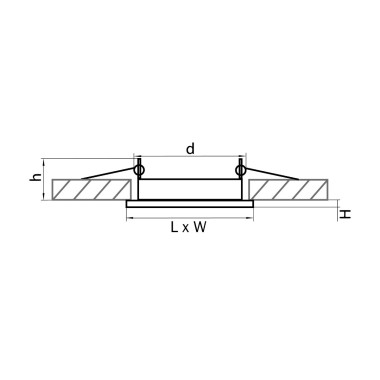 Встраиваемый светильник Lightstar Tensio 212127 &mdash; svetrussia.ru