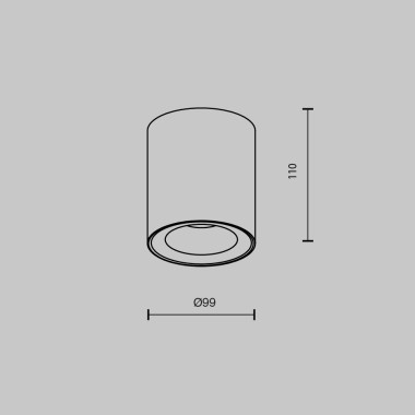 Потолочный светильник Maytoni Technical Spark C094-GU10-B &mdash; svetrussia.ru