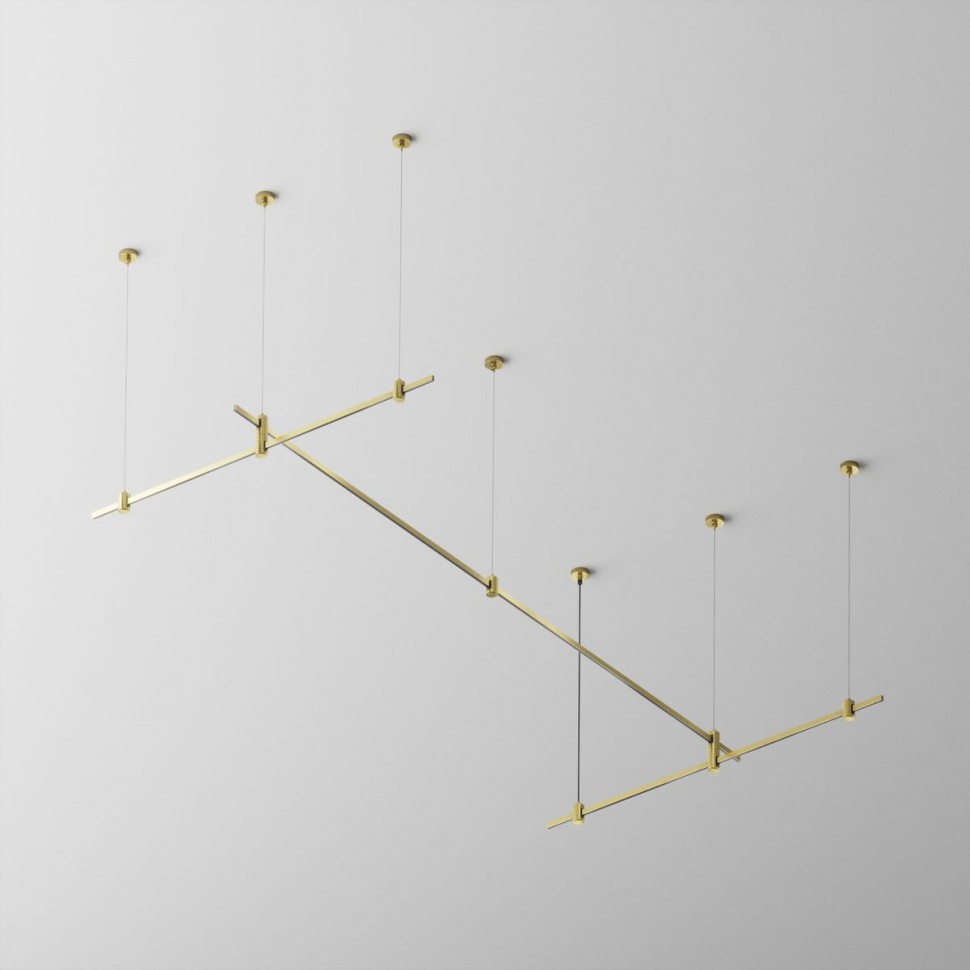 Основание на тросовых подвесах Hang для трековых светильников Maytoni Technical Flarity TFC-Flar-H07-BS фото 1 &mdash; svetrussia.ru