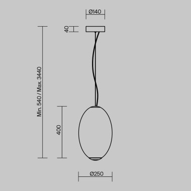 Подвесной светильник Maytoni MOD397PL-L19CH3K &mdash; svetrussia.ru