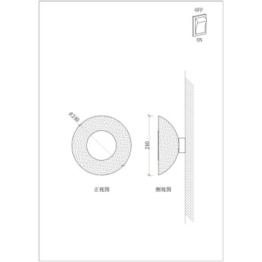 Настенный светильник Arte Lamp Asti A2441AP-1PB &mdash; svetrussia.ru