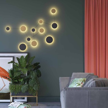 Настенный светодиодный светильник Odeon Light Hightech Galaxy 4211/38WL &mdash; svetrussia.ru