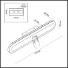 Настенный светодиодный светильник Odeon Light Hightech Satrion 6641/14WL фото 5 &mdash; svetrussia.ru