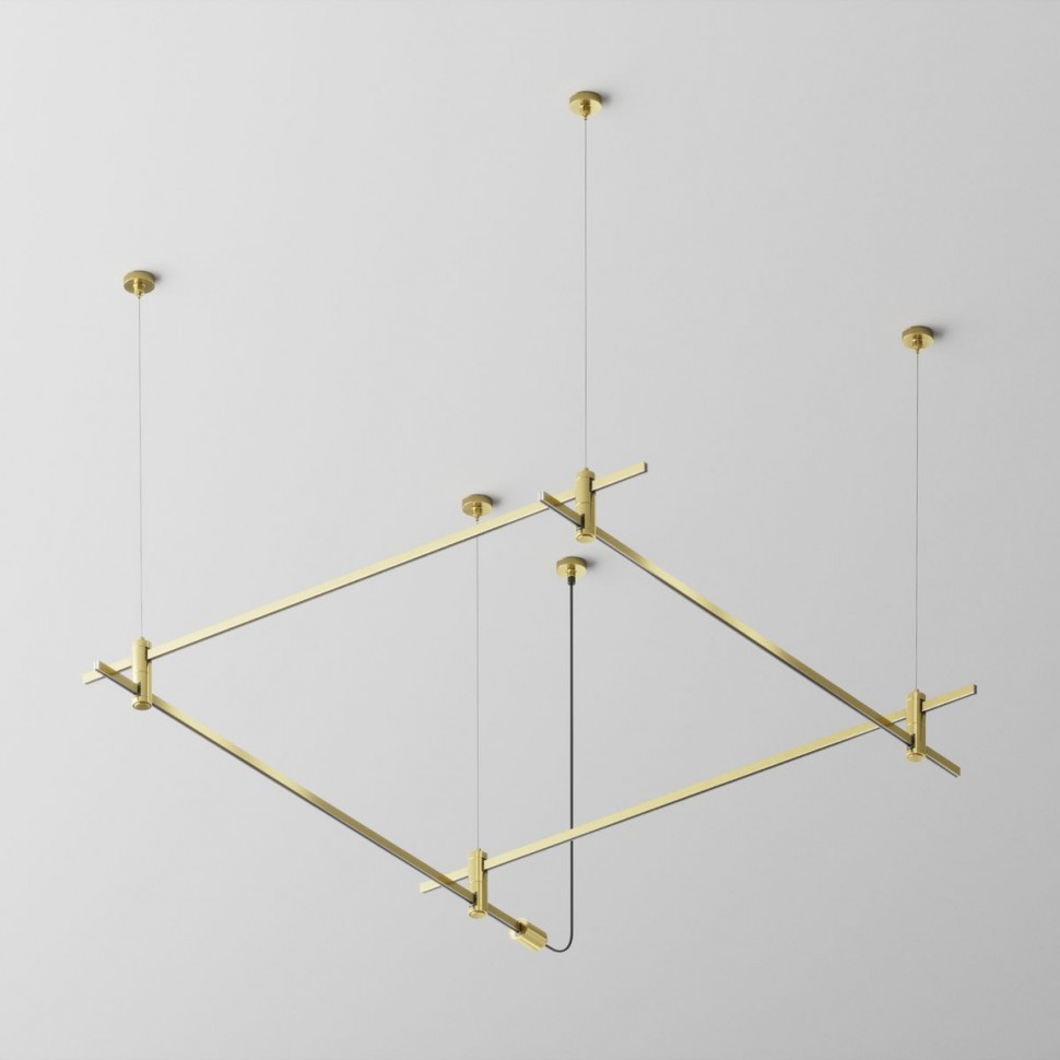 Основание на тросовых подвесах Hang для трековых светильников Maytoni Technical Flarity TFC-Flar-H08-BS фото 1 &mdash; svetrussia.ru