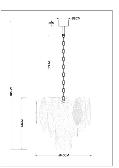 Подвесная люстра Arte Lamp Felicita A4080LM-6GO &mdash; svetrussia.ru