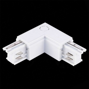 Коннектор L-образный левый ST Luce Трехфазная трековая система ST030.509.15L &mdash; svetrussia.ru