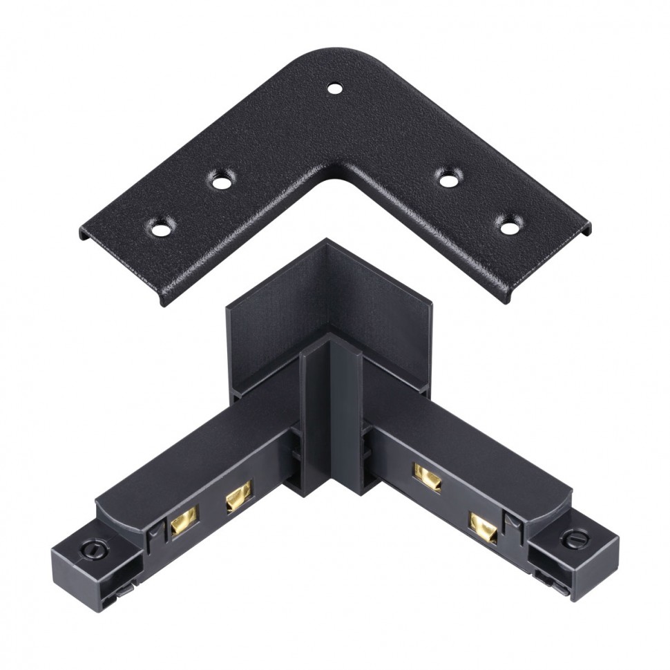 Коннектор L-образный для низковольтного шинопровода Novotech Shino Flum 135105 фото 1 &mdash; svetrussia.ru