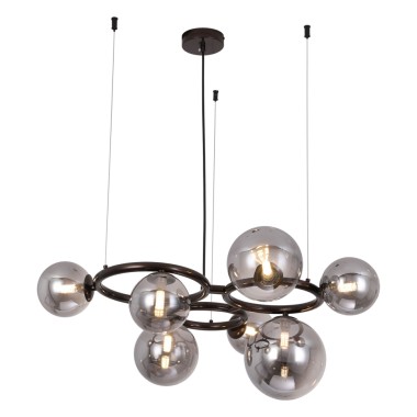 Подвесная люстра Lussole Loft Downey LSP-8805 &mdash; svetrussia.ru