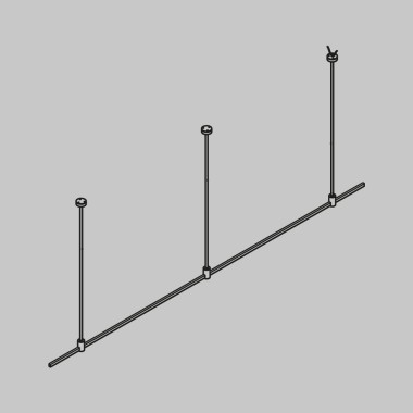 Основание Long для трековых светильников Maytoni Technical Flarity TFC-Flar-L01-BS &mdash; svetrussia.ru