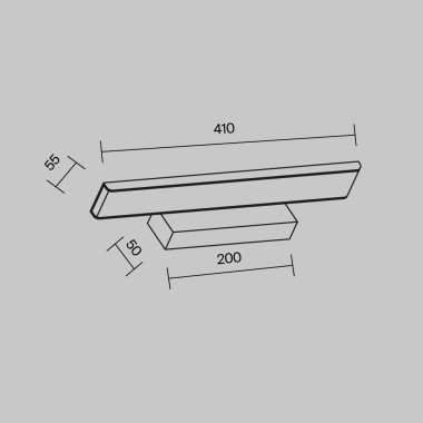 Подсветка для зеркал Maytoni Gleam MIR005WL-L16B &mdash; svetrussia.ru