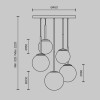 Подвесная люстра Maytoni Basic form MOD321PL-05B фото 3 &mdash; svetrussia.ru