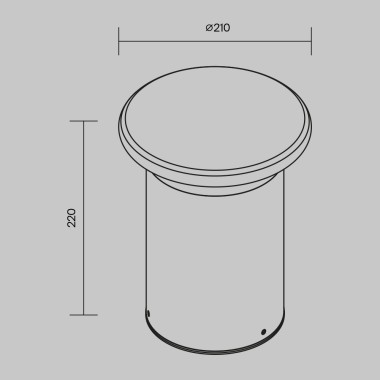 Уличный светодиодный светильник Maytoni Grip O460FL-L10GF3K &mdash; svetrussia.ru