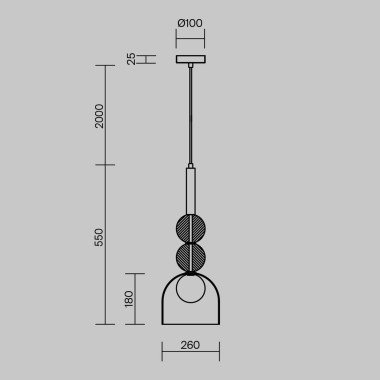 Подвесной светильник Freya Sunspot FR5482PL-01BS &mdash; svetrussia.ru