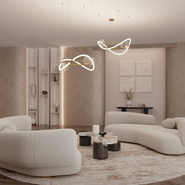 Подвесной светодиодный светильник Maytoni Oasis MOD289PL-L44BS3K &mdash; svetrussia.ru