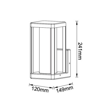 Уличный настенный светильник Mantra Nevada 8899 &mdash; svetrussia.ru