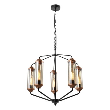 Подвесная люстра Lussole Loft Fishers LSP-8800 &mdash; svetrussia.ru